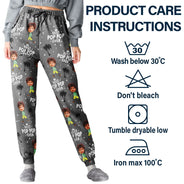 Gift For Father,Gift For Grandpa,Dad - Children,Funny - Custom Photo Best Dad Grandpa Ever - Personalised Pyjama Bottoms