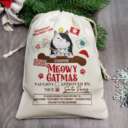 Merry Woofmas Meowy Catmas - Personalized Favor Bag