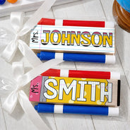 Back To School, Teacher, Proud, Custom Text - Name Teacher Back To School - Personalized Whiteboard Eraser & Marker Set