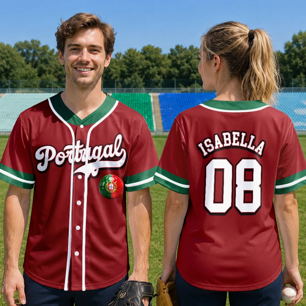 Summer, Football (Soccer), Gift For Yourself, Proud, Summer Soccer Games, Custom Text - National Pride for Soccer Lovers - Personalized Baseball Jersey Shirt