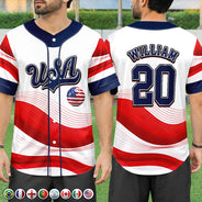 Summer, Football (Soccer), Gift For Yourself, Proud, Summer Soccer Games, Custom Text - National Pride for Soccer Lovers - Personalized Baseball Jersey Shirt