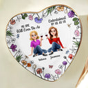 Funny, Gift For Bestie, Old Best friends, Gift For Sisters - No One Will Ever Be As Entertained By Us As Us Sister Bestie - Personalized Ring Dish
