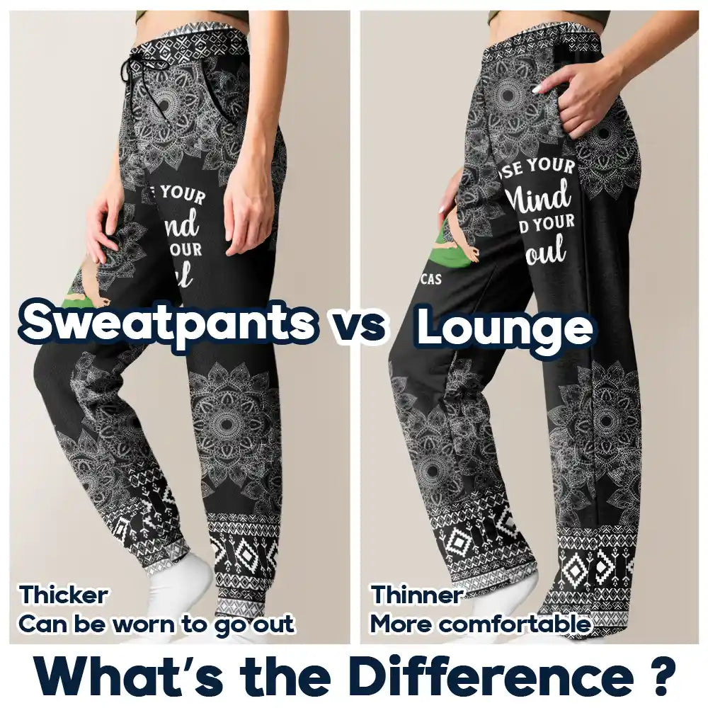 Gift For Yourself, Gift For Women, Gift For Men, Yoga, Funny - Not Sugar And Spice - Personalized Pajama Pants