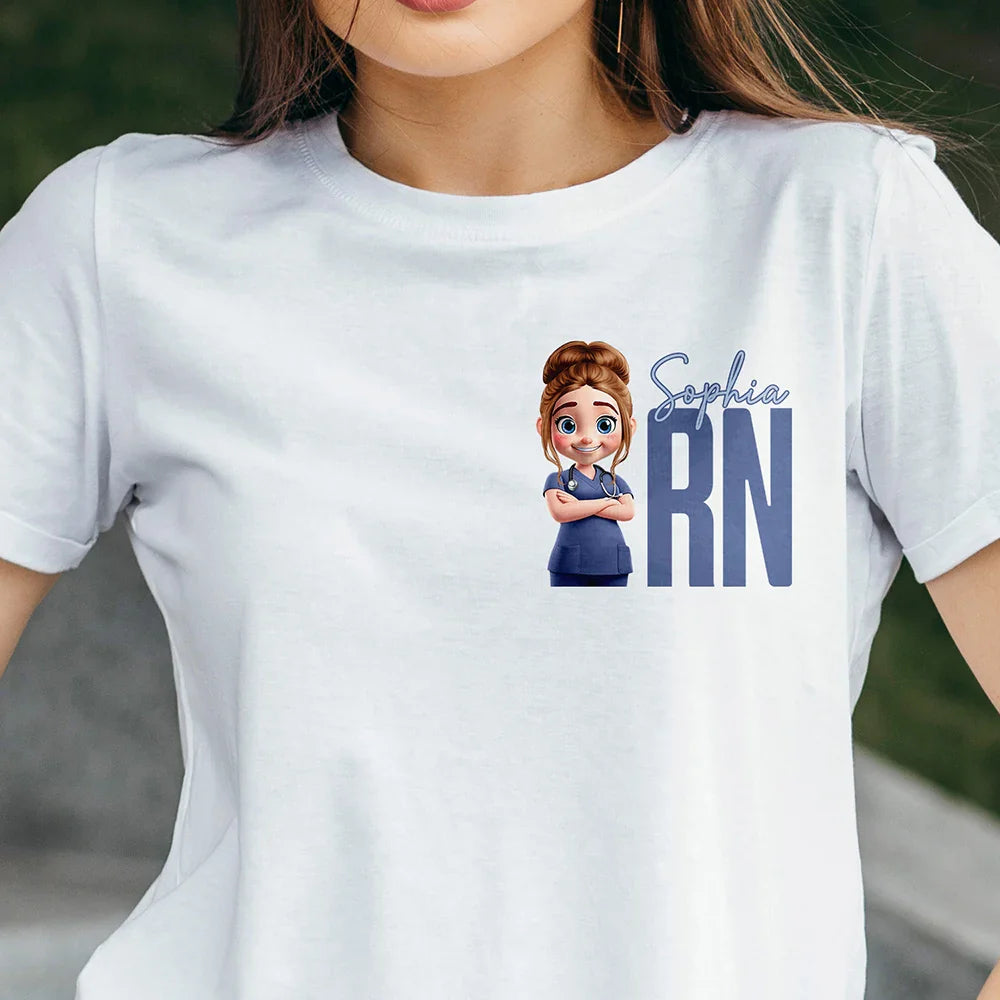 Nurse Life Job Title - Personalized T Shirt