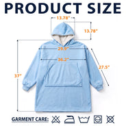 Confident,Gift For Yourself,Gifts For Her,Gifts For Him,Reading,Vector - Gifts For Book Lovers - Personalized Just A Girl Who Loves Book Oversized Blanket Hoodie