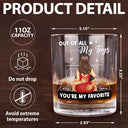 Gift For Husband, Gift For Boyfriend, Gift For Couples, Funny - Of All My Toys You Are My Favorite Spicy Couple - Personalized Whiskey Glass