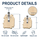 Old Couples,Gift For Wife,Gift For Husband,Camping,Happy - Old Couple Camping Partners For Life - Personalized Custom Shaped Car Visor Clip