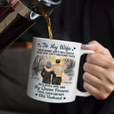 Gift For Couples, Old Couples, Gift For Husband, Gift For Wife, Happy - Old Couple Our Home Ain't No Castle - Personalized Mug