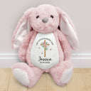 Easter,Happy,Gift For Kids,Parents,Christian,New baby - On Your Baptism Day Christening New Baby - Personalized Soft Toy Bunny