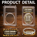 Top Market,Sentimental,Gift For Brother,Gift For Cousin,Christmas,Gift For Sibling,Icon - Once A Brother Always A Brother Gift For Brothers Metal Effect - Personalized Commemorative Keepsake Coin