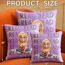 Christmas,Cozy,Reading,Gift For Yourself,Vector - One More Chapter Book Lovers - Personalized Pillow