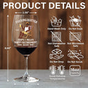 Retirement,Funny,Gift For Yourself,Parents,Gift For Grandparents - Oops I Mean Happy Retirement - Personalized Wine Glass