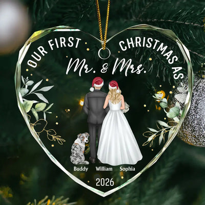 Couple's First Christmas Ornament