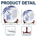 Gift For Couples,Gift For Husband,Gift For Wife,Gift For Boyfriend,Gift For Girlfriend,Love - Our Home Ain't Castle - Personalized Ceramic Plate