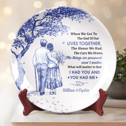 Our Home Ain't Castle - Personalized Ceramic Plate