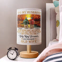Gift For Couples, Gift For Husband, Gift For Wife, Gift For Boyfriend, Gift For Girlfriend, Love - Our Home Ain't Castle - Personalized Fabric Lamp