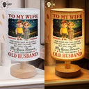 Gift For Couples, Old Couples, Gift For Husband, Gift For Wife, Love - Our Home Ain't No Castle Couple - Personalized Fabric Lamp