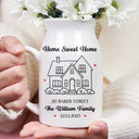 Gift For Couples,Family,Gift For Yourself - Our New Home Housewarming Gifts - Personalized Ceramic Flower Vase