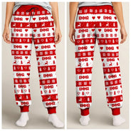 Christmas,Custom Text,Family,Happy,Top Market - Christmas Gift For Family - Personalized Name Fair Isle Pattern Pajama Pants