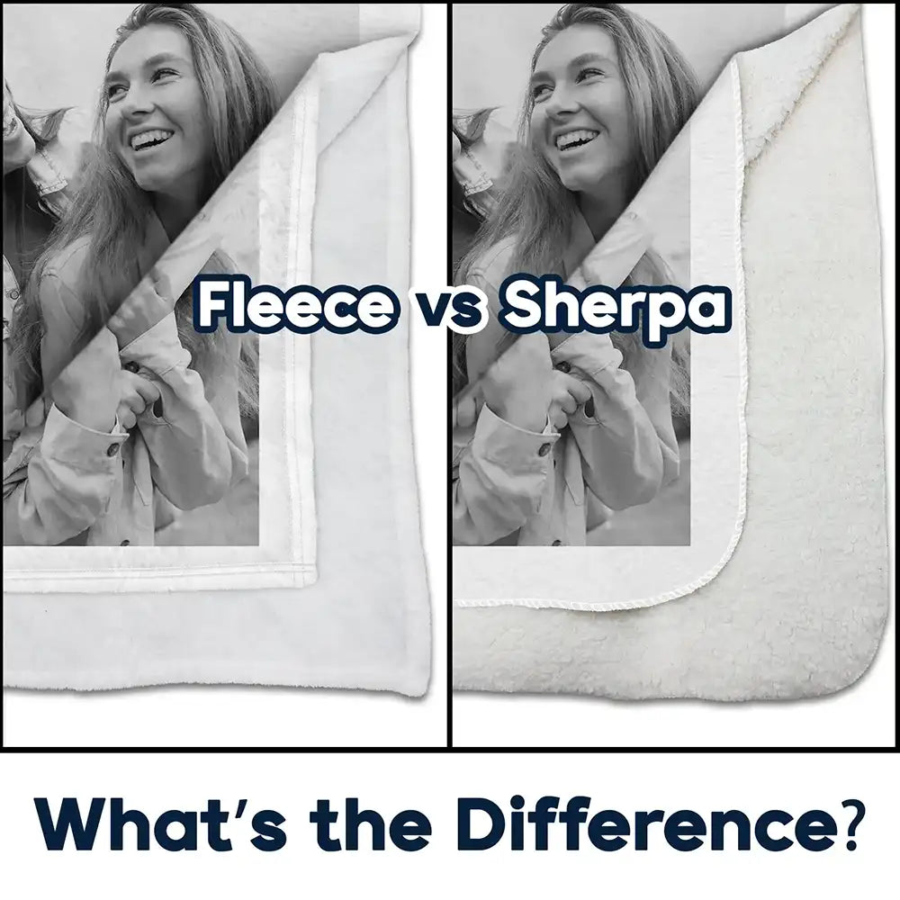 Afro Besties, Christmas, Custom Photo, Gift For Bestie, Humorous, Top Market, Upload Full Photo - Gift For Best Friend - Personalized Custom Photo Newspaper Fleece Blanket, Sherpa Blanket