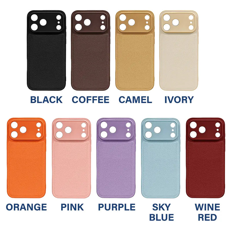 Gift For Mother,Gift For Women,Happy,Gift For Yourself,Gift For Grandma,Vector - Faux Pressed Mom And Children Holding Hands - Personalized Leather Phone Case