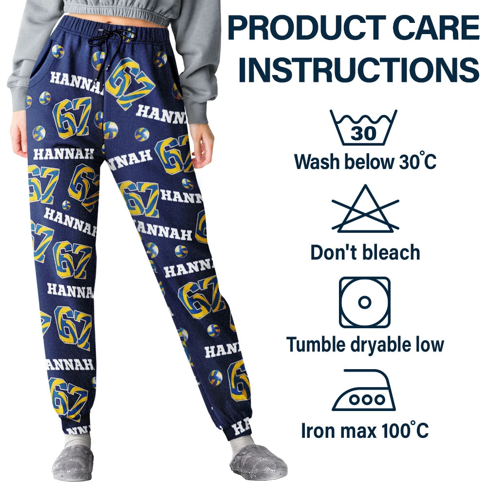 Gift For Kids,Gift For Grandkids,Gift For Men,Gift For Women,Funny - Sport Slang 67 Six Seven - Personalized Pajama Pants