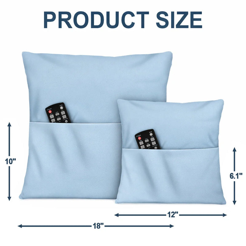 Gift For Grandma,Grandma,Grandkids,Gift For Daughter,Happy - Grandma Mother Hugged This Soft Pillow Birth Month Flower - Personalized Pocket Pillow