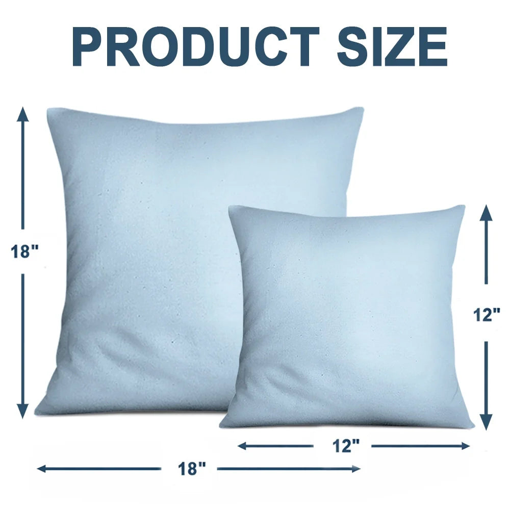 Sad,Gift For Husband,Gift For Wife,Gift For Yourself,Parents,Gift For Father,Gift For Mother,Gift For Grandparents,Family,Memorial - Custom Photo Pencil Sketch Memorial When You Miss Me Have No Fear - Personalized Pillow