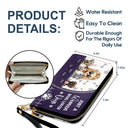Best Dog Mom Ever - Birthday, Loving Gift For Dog Lovers - Personalized Leather Long Wallet