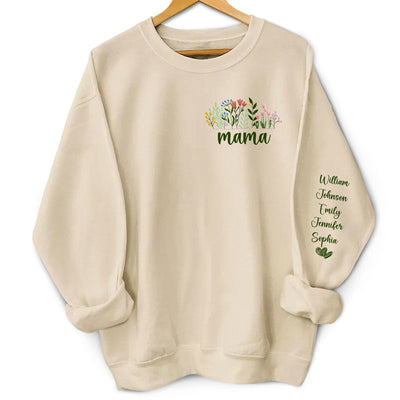 Unisex Sweatshirt With Design On Sleeve