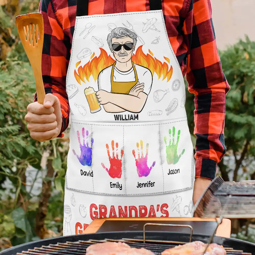 Daddy's Grilling Apron - Personalized Apron