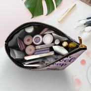All My Travel Crap Cartoon Woman - Personalized Cosmetic Bag