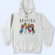 Sistas Besties Travel Together - Personalized T Shirt