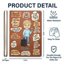 Life Is A Journey Travel Lovers - Personalized Leather Journal