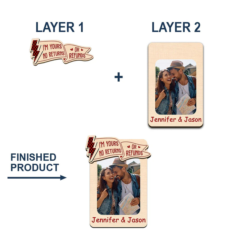 Custom Photo You & Me We Got This - Personalized Custom Shaped Car Visor Clip