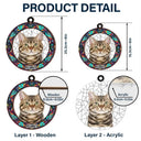 Custom Photo Dog Cat Portrait - Personalized Window Hanging Suncatcher Ornament