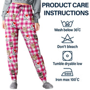 Pet Lovers - Custom Photo I Love My Dogs Cats Pets - Personalized Pajama Pants