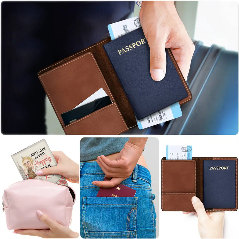 Travel, Gift For Yourself, Gift For Women - It's On My List Travel Lover - Personalized Passport Cover, Passport Holder
