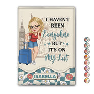 Travel, Gift For Yourself, Gift For Women - It's On My List Travel Lover - Personalized Passport Cover, Passport Holder