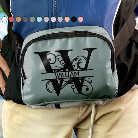 Monogram Name - Personalized Crossbody Belt Bag
