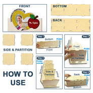 Teacher, Happy - Custom Photo Teaching Is A Heartfelt Job Teacher - Personalized Wooden Pen Pencil Holder