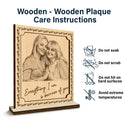 Custom Photo,Gift For Mother,Happy - Custom Photo Pencil Sketch Everything I Am Is Because Of You - Personalized Custom Shaped Wooden Plaque