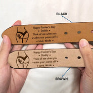 Gift For Husband,Gift For Boyfriend,Gift For Men,Icon,Humorous - Naughty I Love Your Face Especially When It's Between My Legs - Personalized Engraved Leather Belt