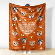 Custom Photo Dog Cat We’ll Be Watching You - Gift For Pet Lovers - Personalized Custom Fleece Blanket