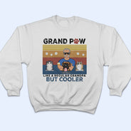 Pet Lovers Like A Regular Grandma Grandpa But Cooler - Gift For Dog Lovers & Cat Lovers - Personalized Custom T Shirt