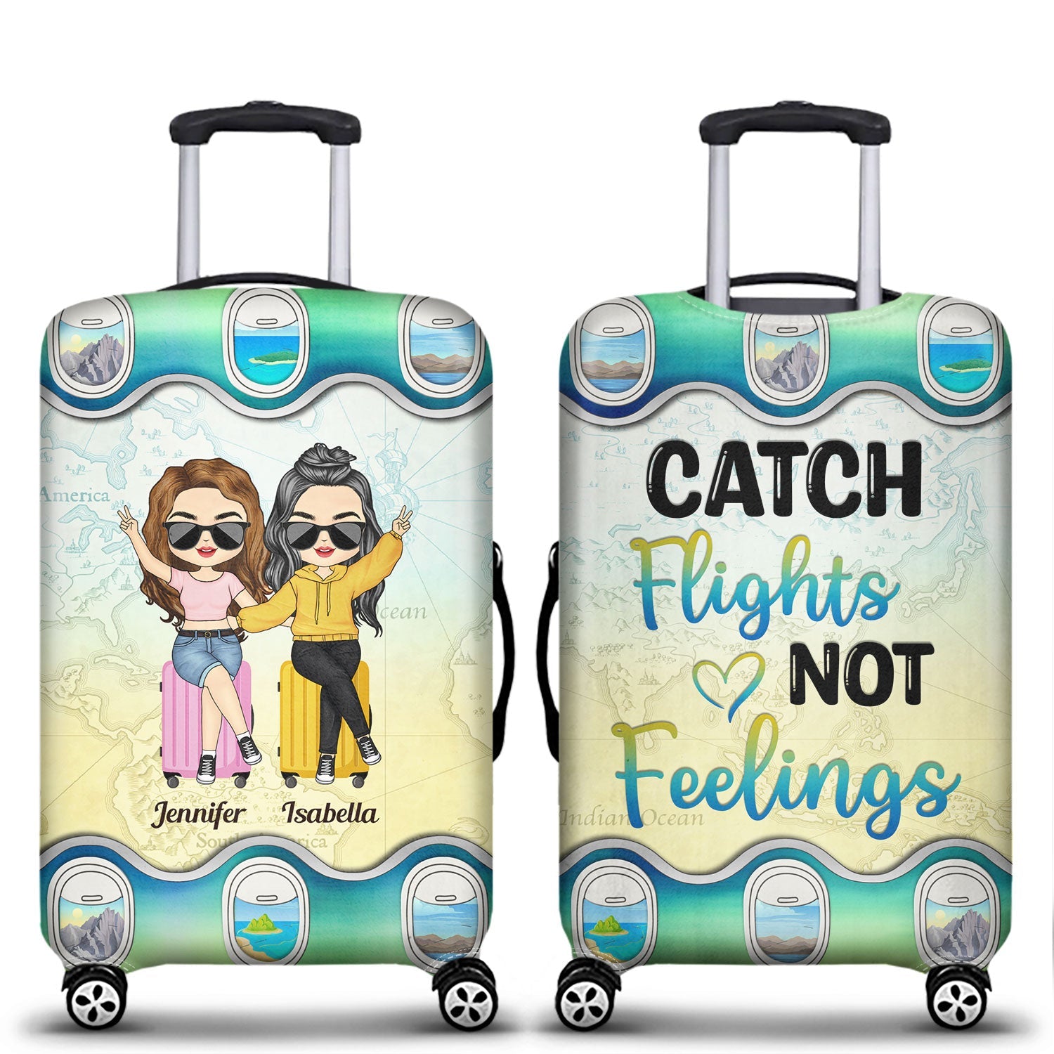 Fly Friend Best Friends Catch Flights Not Feelings - Gift For Traveling Lovers, B ...