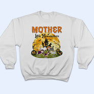 Mother Of Little Meownsters - Halloween Gift For Cat Lovers - Personalized T Shirt