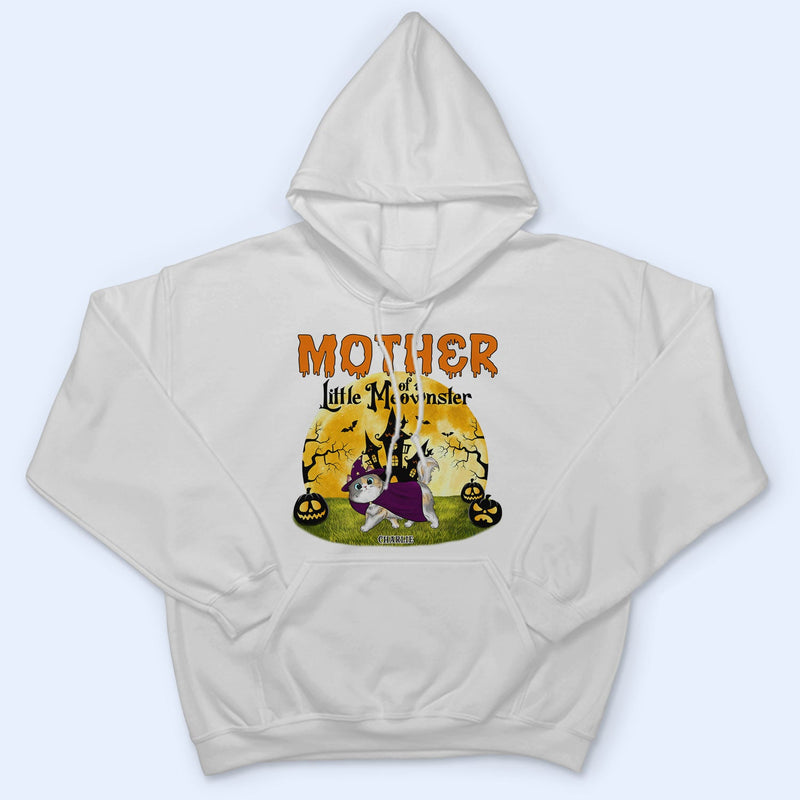 Mother Of Little Meownsters - Halloween Gift For Cat Lovers - Personalized T Shirt