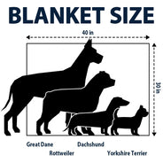 Custom Photo Pet Face Pattern Dog Cat Family - Personalized Pet Blanket