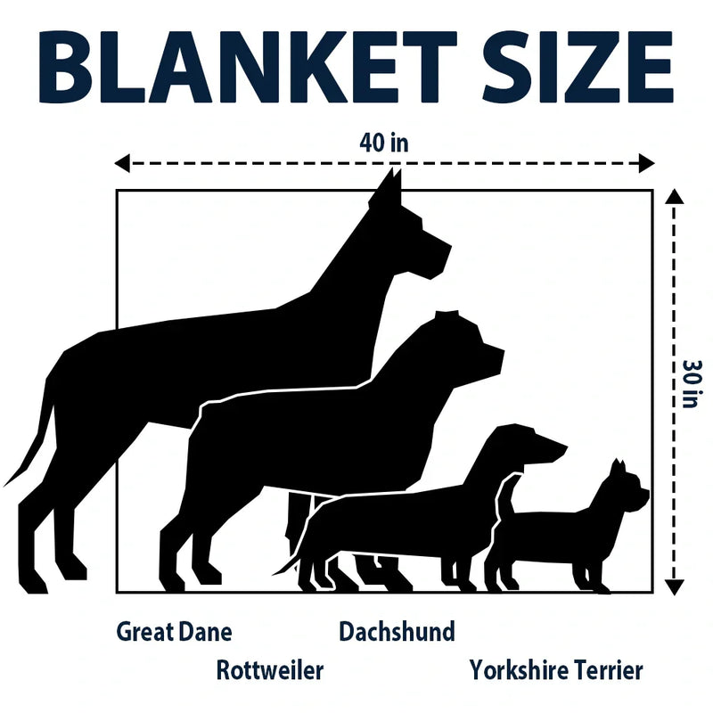 Chinoiserie Toile Dog - Personalized Pet Blanket